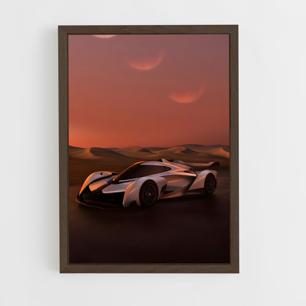 Poster Désert Infini – affiche Mclaren (vue 5)